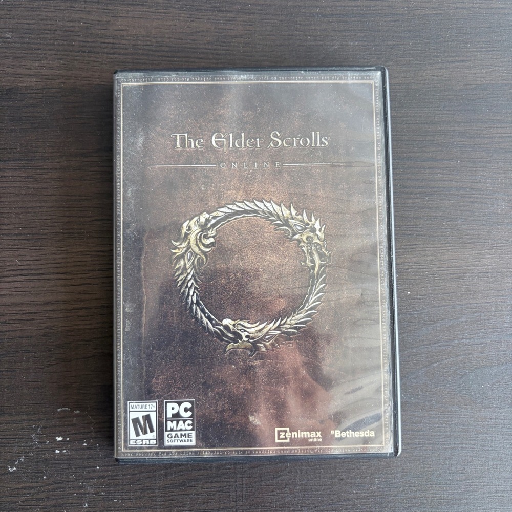 The Elder Scrolls Online PC Mac Game Bethesda Zenimax MMORPG 2014 Physical Disc